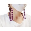Lace Purple Stylish Mask Strap Lace Strap Mask Accessory