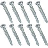 AERZETIX - C48381 - Set of 10 Screw Anchors Concrete