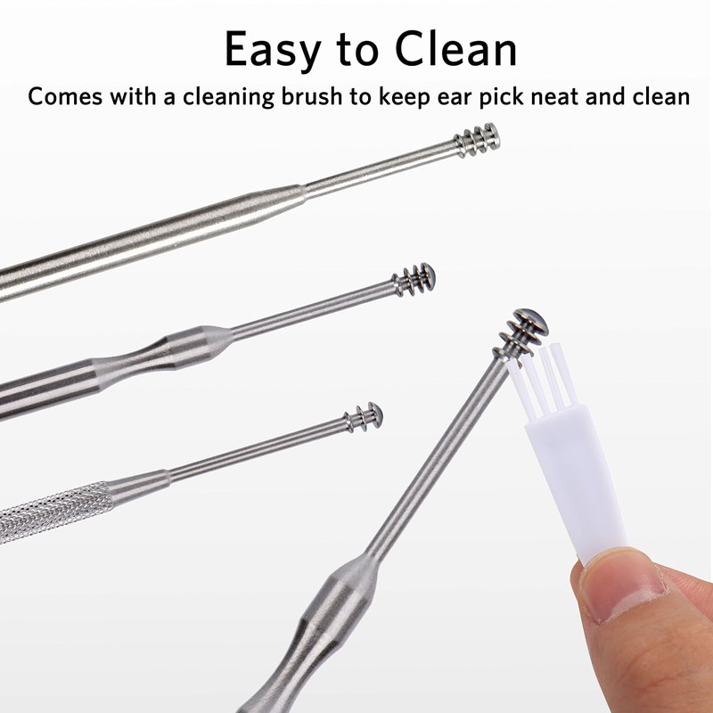 3 Pcs Ear Pick Earwax Removal Kit, Geengle Ear Cleansing