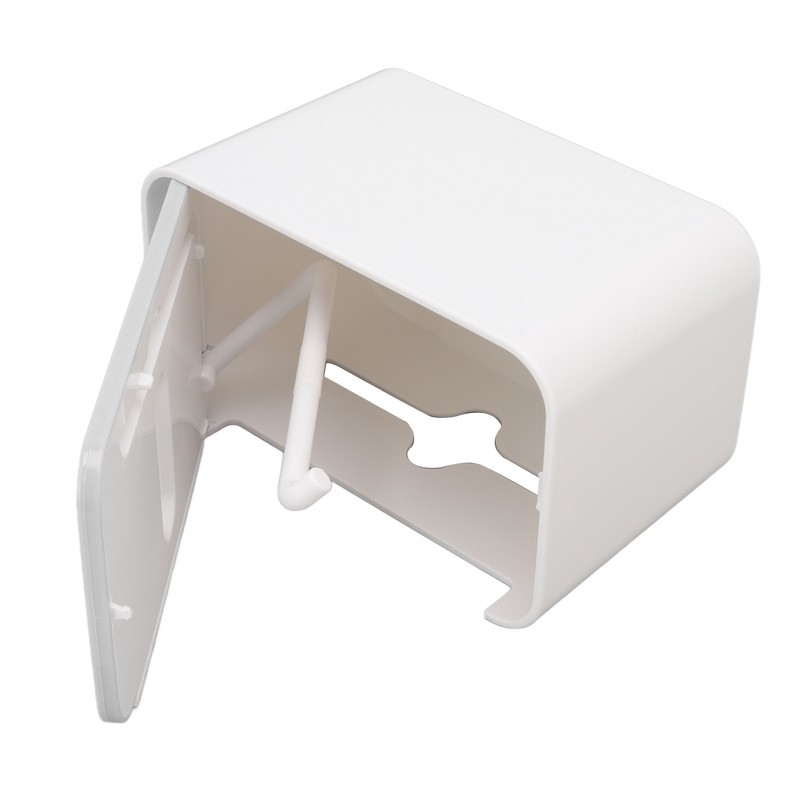 Toilet Paper Roll Box Cover Waterproof Punch Free Prevent Corrosion