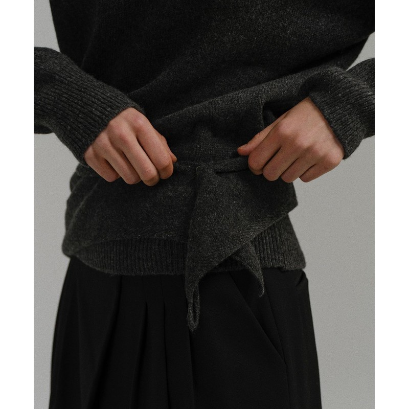 Aube Hour Aubour Knit Button Scarf (11 Colors)