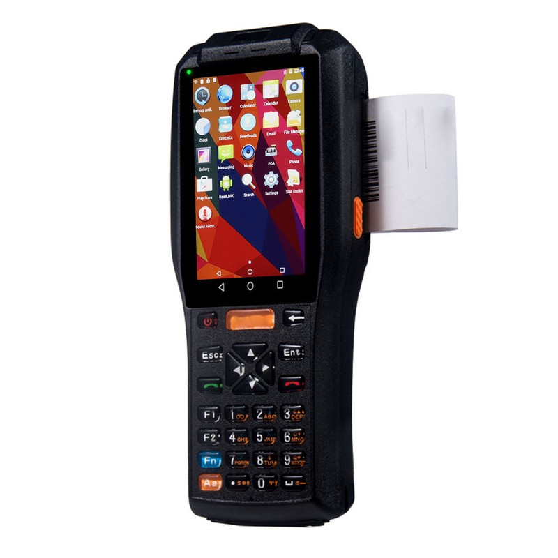 Receipt Printer Scanner 4in Touch Screen Thermal Printer Barcode Scanner
