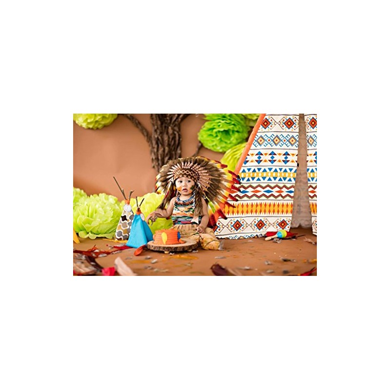 Feather Headdress 9 to 18 month Toddler/Baby perfect for the