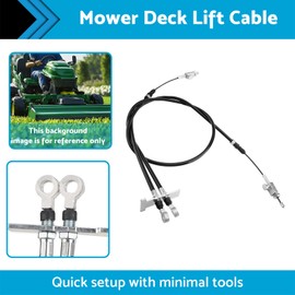 MAX COOL Mower Deck Lift Cable Suitable for Z235 Z255 EZtrak GY22289 Hassle Replacement