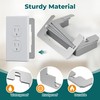 Wuno Shop 30 Pcs Wall Plate Spacers, Metal Outlet Spacers