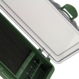Rig Wallet for up to 20 Carp Rigs - Plastic Hair Rig Mounting Box Carp Fishing Storage Box