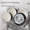 Bazova 23-Piece Removable Handle Pots and Pans Set Non Stick,
