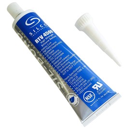 Silco Silicone RTV 4500 Food Contact Safe High Strength Silicone Sealant, Clear (2.8 FL. Ounce)