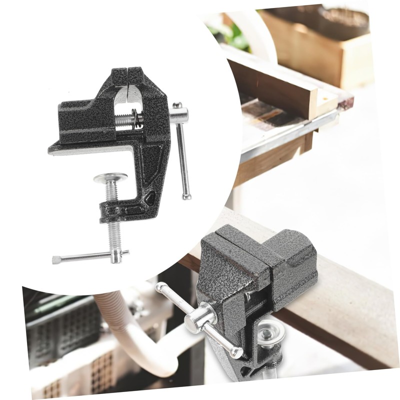 DOITOOL Rotating Mini Vise Clamp Heavy-duty Table Vise for Woodworking