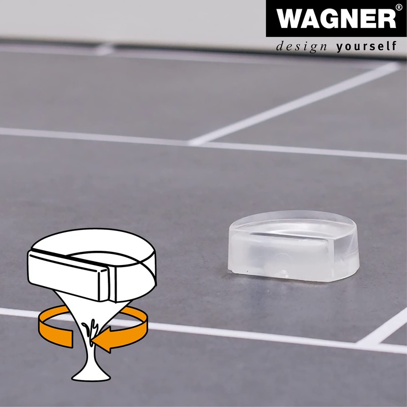 Floor doorstop CLEAR "L40mm/H14mm"