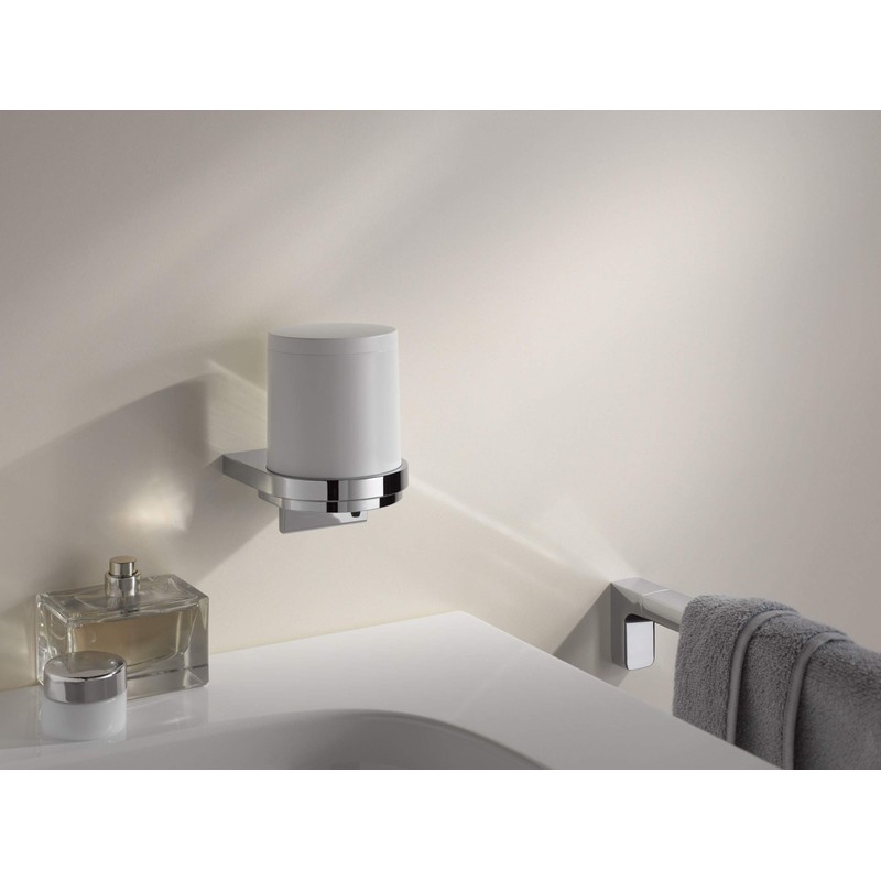 Keuco 12752010100 Moll Lotionspender, chrom / weiß