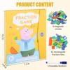 102 Pcs Magnetic Fraction Puzzle, Magnetic Fraction Tiles & Circles,