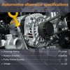 Alternator Compatible with Chrysler 200 11-14, Town & Country 11-16