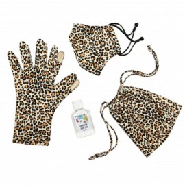 Brighton Classic Leopard Set MASK GLOVES POUCH SANITIZER NWT RT $40