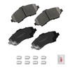 Fraxle Front Ceramic Brake Pads Set with Hardware For 2007-2018