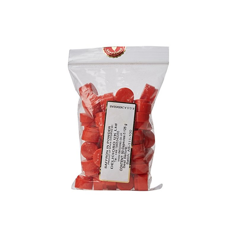 Saffron Powder 50 x 0.125g capsules