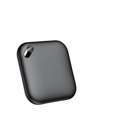 Air Tracker, Bluetooth Tracker Tag, Compatible with Apple Find My (iOS Only), Key, Luggage, Suitcase and Pet Item Finder, 90dB Beeping, IP67 Waterproof, Replaceable Battery, Worldwide Tracking Black