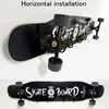 Pmsanzay 2 Pack Universal Skateboard Wall Mount Rack. Horizontally/Vertically Wall