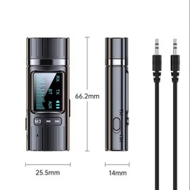 Bluetooth Adapter LED 3.5 mm AUX USB Bluetooth 5.4 Receiver Transmitter for TV PC Dongle Wireless Audio Receiver Plug and Play