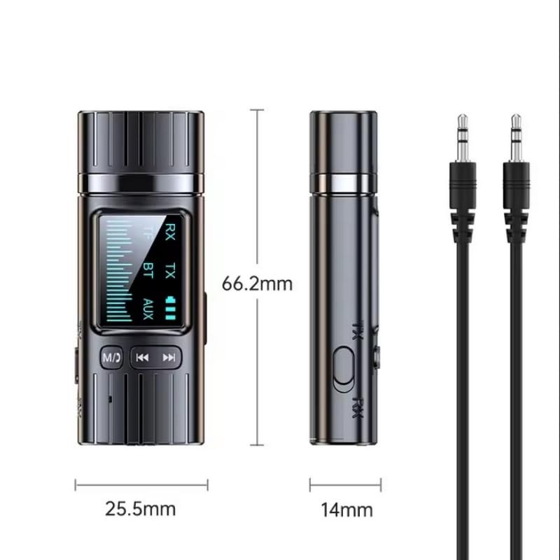 Bluetooth Adapter LED 3.5 mm AUX USB Bluetooth 5.4 Receiver
