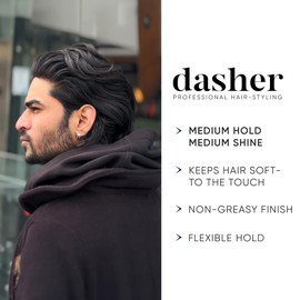 Dasher Cream Pomade - Medium hold Medium shine - Texturizing - Pliable hold - Soft-to the touch - Avocado oil & Honey -100g