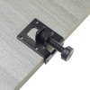 LHUIDDH 4-Pack Heavy Duty Adjustable Furniture Legs,Black Metal Leveling Feet