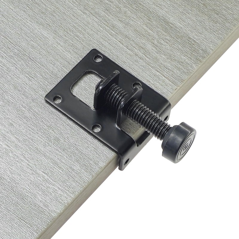 LHUIDDH 4-Pack Heavy Duty Adjustable Furniture Legs,Black Metal Leveling Feet