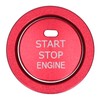 Fydun Engine Start Ring Stickers, 2 Pcs Aluminum Alloy Engine