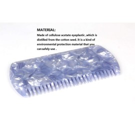 Brifu Hair Comb with No Snag and Medium Tooth Detangling Hair Brush for Head Hair, Styling Fine Cutting Comb and Portable Grooming Comb for long,wet hair curly hair comb-Purple