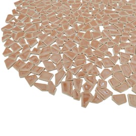 500g Irregular Ceramic Mosaic Tiles 0.5-2cm Small Mosaic Pieces Stones for DIY Mosaic Making Craft Hobby Art Home Decor Wall Decoration (Mix Rainbow)