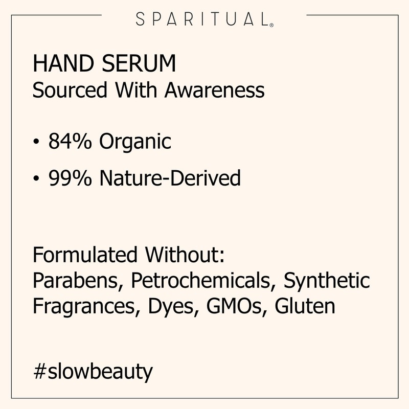 SPARITUAL Citrus Cardamon Hand Serum 1.0 fl oz (30 ml)