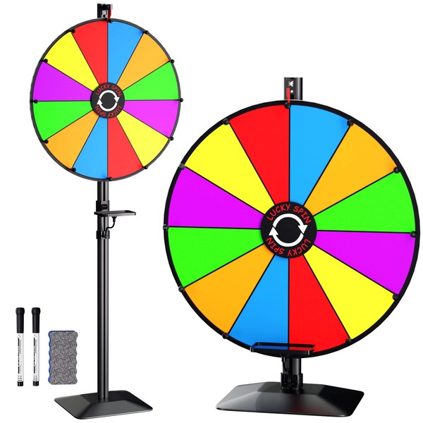 EBLIKI 24" Prize Wheel - Dual Use Tabletop or Height