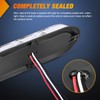 Nilight 6 Inch Oval White LED Trailer Tail Lights Surface