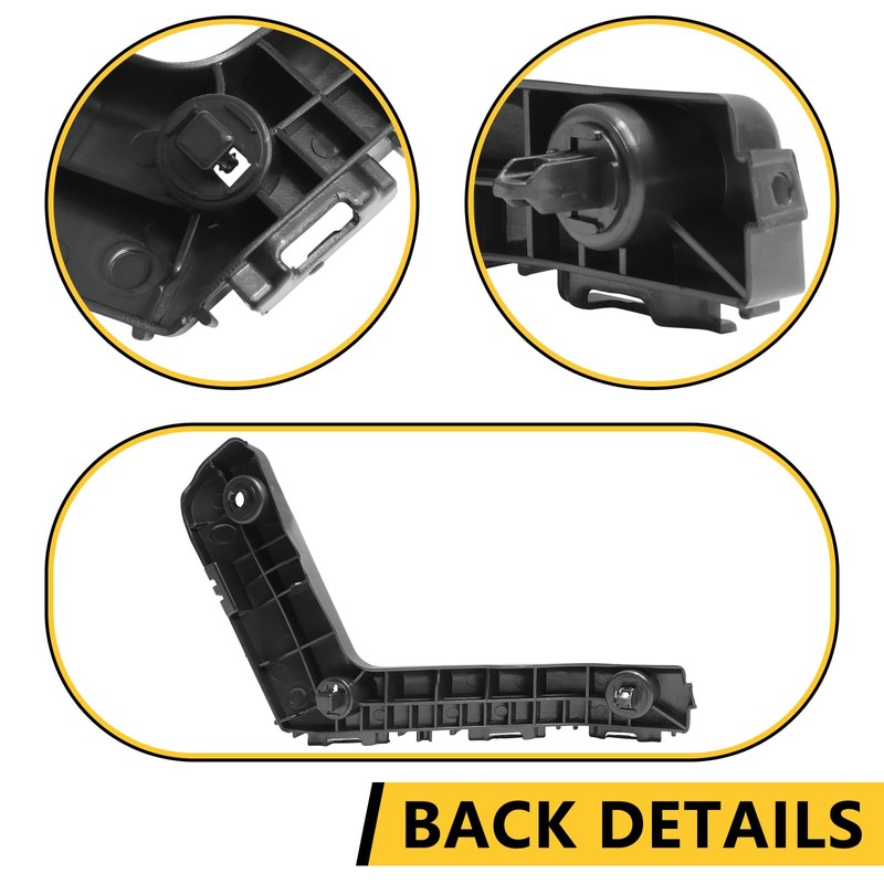 BXZ Front Bumper Cover Retainer Bracket Hold Mount Pair 2Pcs