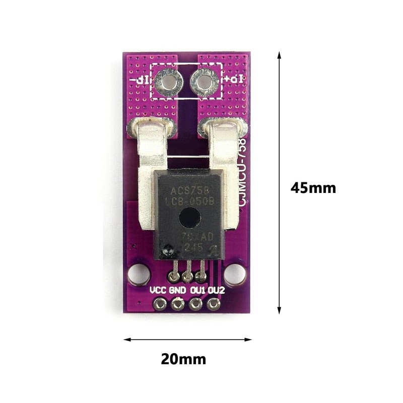 ACS758LCB-050B-PFF-T Linear Current Sensor, Hall Current DIY Module
