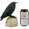 Ebros Gothic Raven Perching On Skull Statue 7.25" High Crow