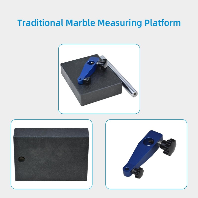 Marble Dial Test Stand,Digital Dial Indicator Pressure Gauge Base,Marble Base