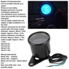 Motorcycle Multifunctional Meter, DC12V Aluminium Alloy 0-199KMH Tachometer Odometer Fuel