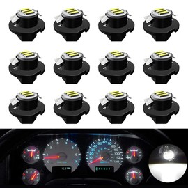 ROCCS Instrument Gauge Cluster Speedometer LED Light Bulbs Compatible with 2002 2003 2004 2005 2006 Dodge Ram 1500 2500 3500, B8.4D White Lights