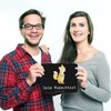 Mr. & Mrs. Panda Personalisiertes Mauspad Origami - Personalisierte Geschenke,