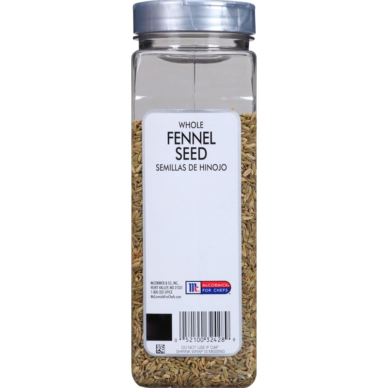 McCormick Culinary Whole Fennel Seed, 14 oz - One 14
