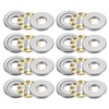 sourcing map 8pcs F4-10M Thrust Ball Bearings, 4mm x 10mm