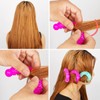 QY 14PCS Plastic Hair Curly Curler Magic Donut Rollers Circle