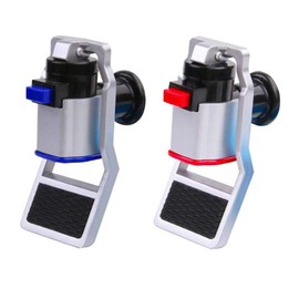 Water Cooler Faucet Replacement Red and Blue Plastic Water Dispenser Fits Adaptor Hot Cold Water Faucet Replacement, 2 Pieces