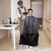 Omvoina Professional Hair Cutting Cape with Adjustable Snap Closure, Salon