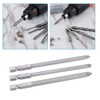 10pcs 1/4 Inch Hex Shank Long Magnetic BST Screwdriver Bits