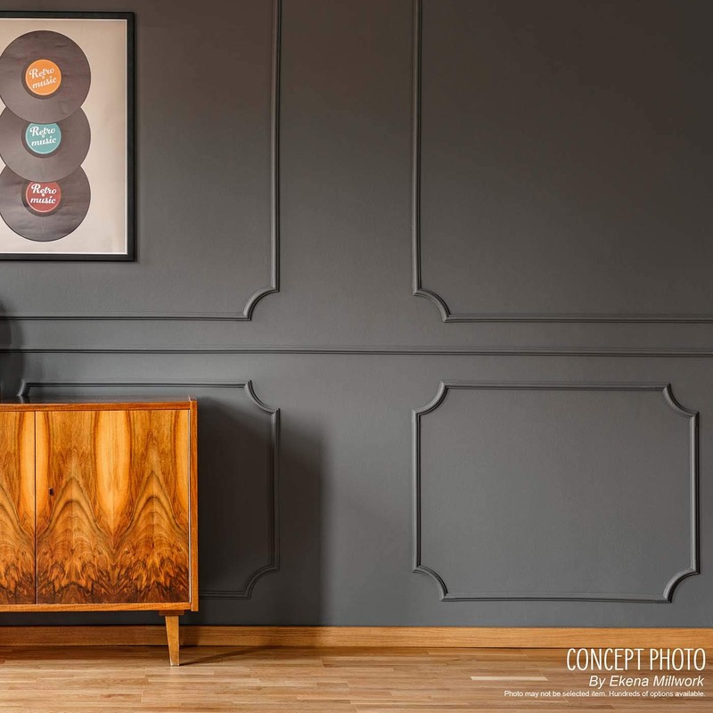 Ekena Millwork Jackson French Ribbon PML01X00JA Panel Moulding, 1 5/8"H