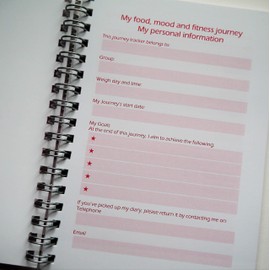 SW Slimming Diet Healthy Food Mood Fitness Tracker Journal Log Book Diary Full Colour | Slimming World Compatible 12 Week (A6)
