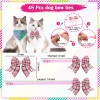 Sanwuta 108 Pcs Dog Bandanas Bulk for Summer Soft Breathable