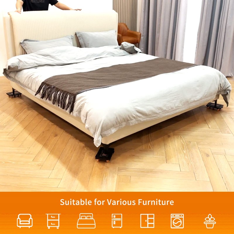 ALIKZO Furniture Lifter Movers Tool Set, 360 Rotation Furniture Dolly